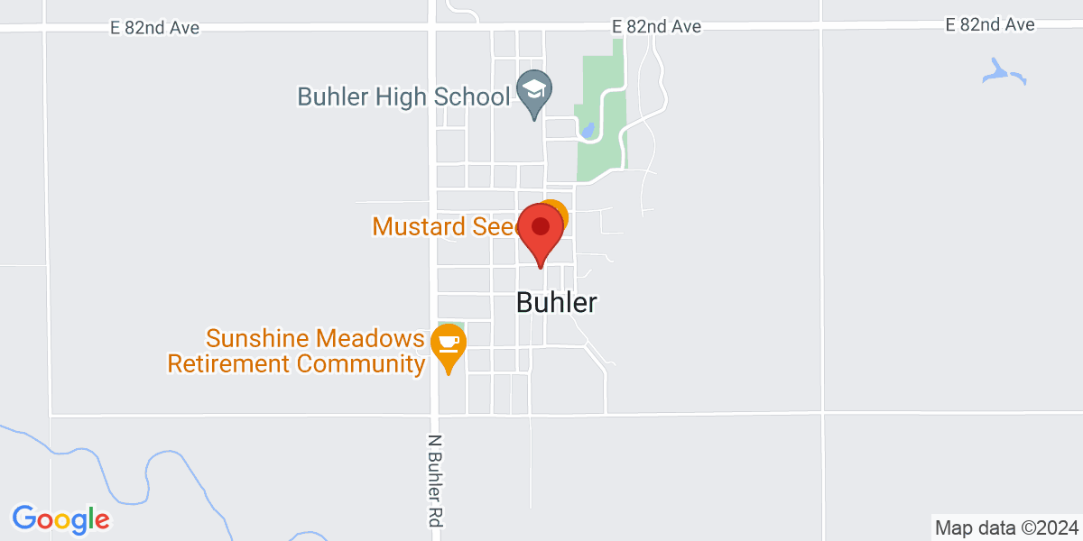 Map of Buhler Public Library